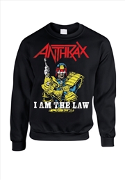Buy Anthrax - I Am The Law - Black - Xxxl Sweater