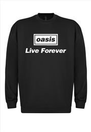 Buy Oasis - Live Forever - Black - Large Sweater