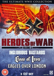 Buy The Inglorious Bastards / Eagles Over London / Cross Of Iron (REGION 2)