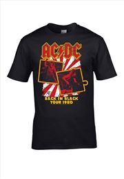 Buy AC/DC - Back In Black Tour 1980 - Black - Small
