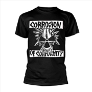 Buy Corrosion Of Conformity - Skull Logo 1 (Black) - Black - XXL