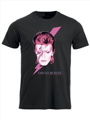 Buy David Bowie - Aladdin Sane (Black) - Black - Large