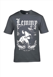 Buy Lemmy Kilmister - Respect 1945-2015 - Grey - XXL