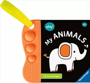 Buy Ravensburger Play+ Infant & Toddler - Flip & Pop: My Animals : Teething Book