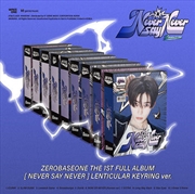 Buy Zerobaseone - Never Say Never 1st Full Album Lenticular Keyring Ver Random