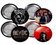 Buy AC/DC Set Of 4 Badges