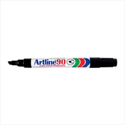 Buy Artline 90 Permanent Marker 5mm Chisel Black Bx12