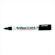 Buy Artline 550A W/Board Marker 1.2mm Bullet Blk Bx12