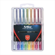 Buy Artline 200 Fineliner Pen Assorted H/Case Wlt8