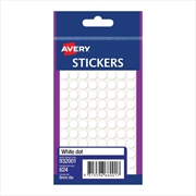Buy Avery 8mm White Dot Stickers 624-Pack - Box of 10
