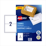 Buy Avery Lsr Lbl L7168 2Up Pk100