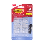 Buy Command 17006CLR Mini Clear Hooks 6-Pack - Box of 6