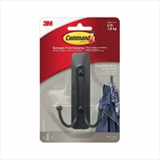 Buy Command 17036MB Large Metal Double Hook - Matte Black - Box of 4