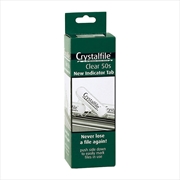 Buy Crystalfile Clear Tabs Pk50