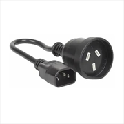 Buy CyberPower 0.15m IEC C14 Plug to 3-Pin Socket Power Cable