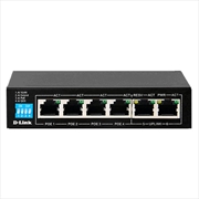 Buy D-Link 6-Port PoE Switch with 4 Long Reach 250m PoE Ports