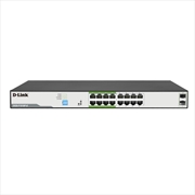Buy D-Link 18-Port Gigabit PoE Switch with 16 PoE+ Ports and 2 SFP Uplinks