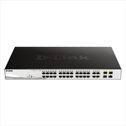 Buy D-Link 28-Port Gigabit Smart Managed PoE Switch with 28 RJ45