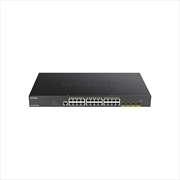 Buy D-Link 28-Port Gigabit Smart Managed PoE Switch with 24 RJ45 and 4 SFP+ 10G Ports