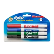 Buy ExpoWB Marker Fne Ast Pk4 Bx6