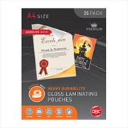 Buy GBC Laminating Pouch A4 125 Micron Pk25 Adhesive