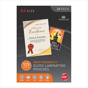 Buy GBC Laminating Pouch A4 125 Micron Pk25
