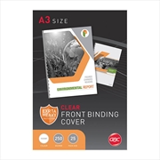 Buy GBC Binding Cover A3 250 Micron Clear Pk25
