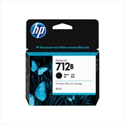 Buy HP #712B 80ml Black Ink 3ED29A