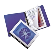 Buy Marbig Binder Display Book 20 Pocket Clear/Black