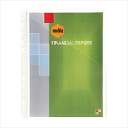 Buy Marbig Sheet Protectors H/Weight A4 Easy Acc Pk10