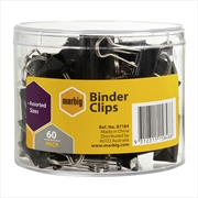 Buy Marbig Binder Clips Binder Clips Asstd Sizes Tub60