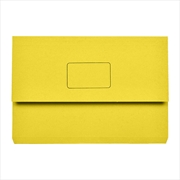 Buy Marbig Slimpick Foolscap Document Wallet Yellow