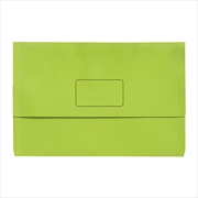 Buy Marbig Slimpick F/C Document Wallet Brt Green Pk10