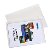 Buy Marbig Document Wallet A4 Clear Pk 4