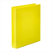 Buy Marbig Clearview Insert Binder A4 38mm 2D Yellow