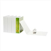Buy Marbig Lever Arch File A4 Clearview White