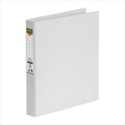 Buy Marbig Ring Binder A4 25mm 2D Pe White