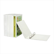 Buy Marbig Clearview Insert Binder A4 65mm 3D White