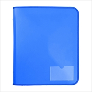 Buy Marbig Zipper Binder W/ Tech Case 25mm 2D Blue