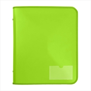 Buy Marbig Zipper Binder W/ Tech Case 25mm 2D Lime