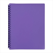 Buy Marbig Refillable Display Book 20 Pocket Purple