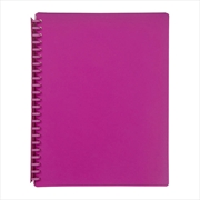 Buy Marbig Refillable Display Book 20 Pocket Pink