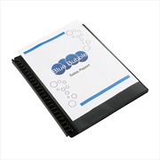 Buy Marbig Refillable D/Book 20 Poc Insert Cover Black