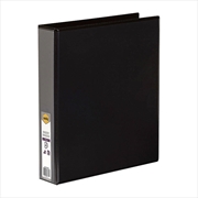 Buy Marbig Clearview Insert Binder A4 38mm 2D Black