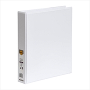 Buy Marbig Clearview Insert Binder A4 38mm 2D White