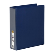 Buy Marbig Clearview Insert Binder A4 50mm 2D Blue