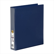 Buy Marbig Clearview Insert Binder A4 38mm 4D Blue