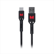 Buy Monster USB-C to USB-A Braided Cable - Black 2m