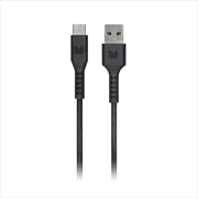 Buy Monster USB-C to USB-A Thermo Plastic Elastometer Cable - Black 2m