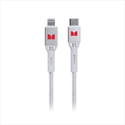 Buy Monster Lightning to USB-C Braided Cable - White 2m